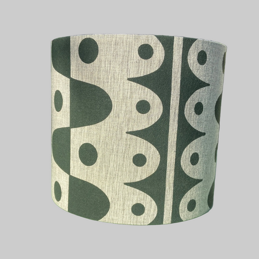 20cm Rhythm lampshade in deepest green