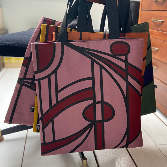 Foldable tote bag