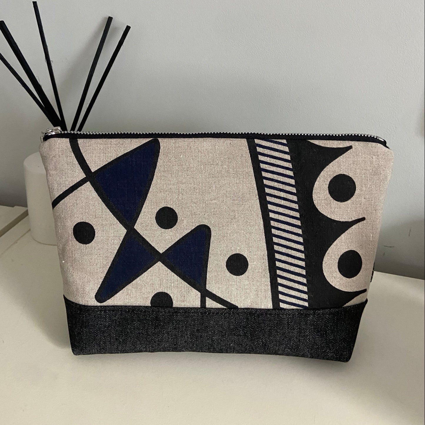 Jazz large washbag in deep blue