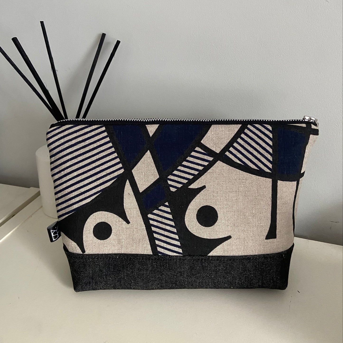 Jazz large washbag in deep blue