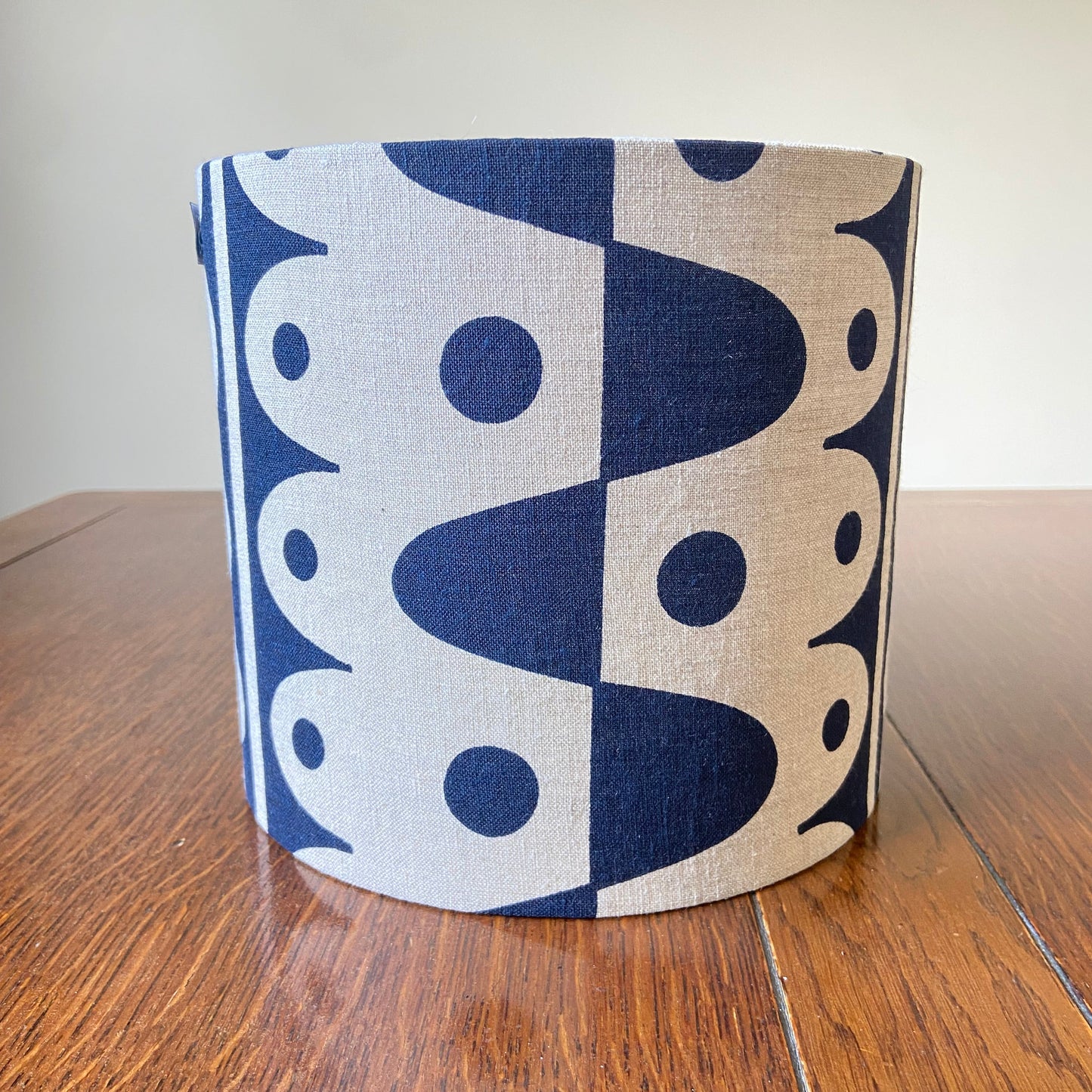 20cm Rhythm lampshade in deepest blue