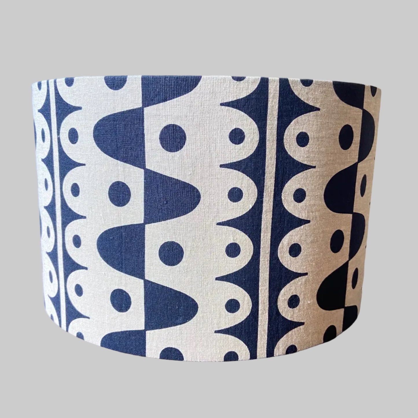 40cm Rhythm lampshade in deepest blue
