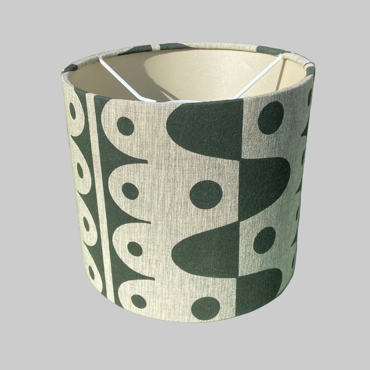 20cm Rhythm lampshade in deepest green