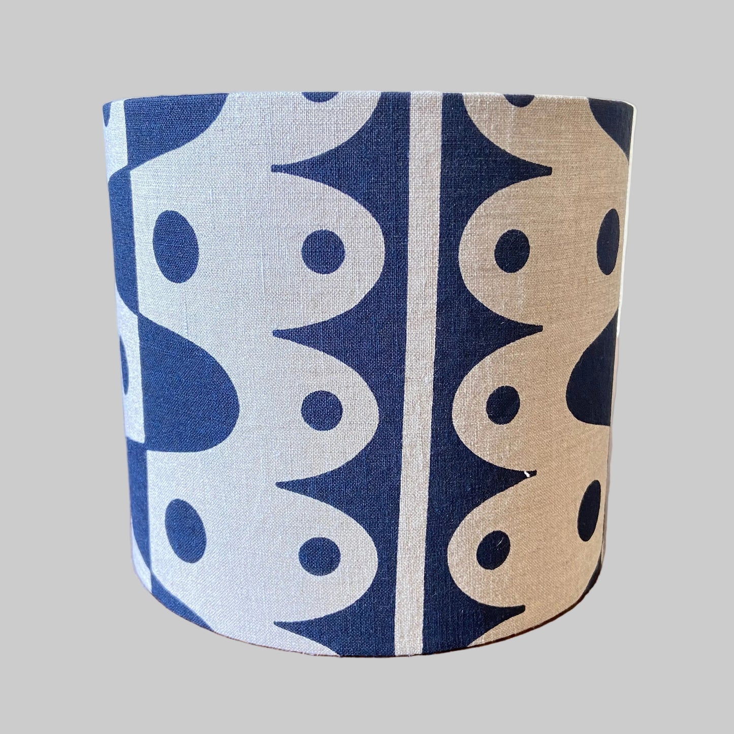 20cm Rhythm lampshade in deepest blue