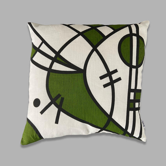 Luna cushion in olive